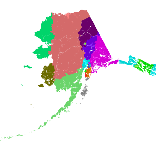 Alaska House of Representatives congressional district map, current