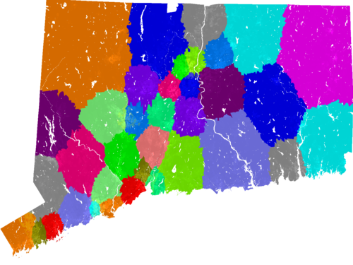 Connecticut Senate congressional district map, current