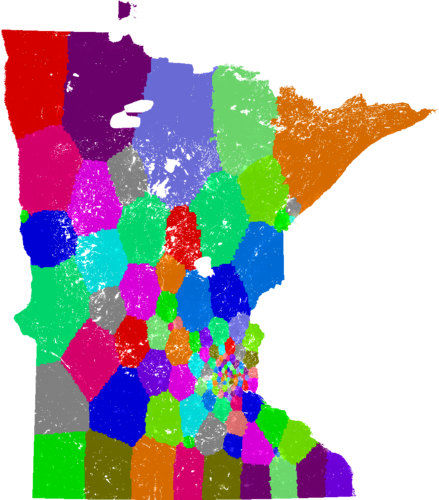 Minnesota House of Representatives congressional district map, current