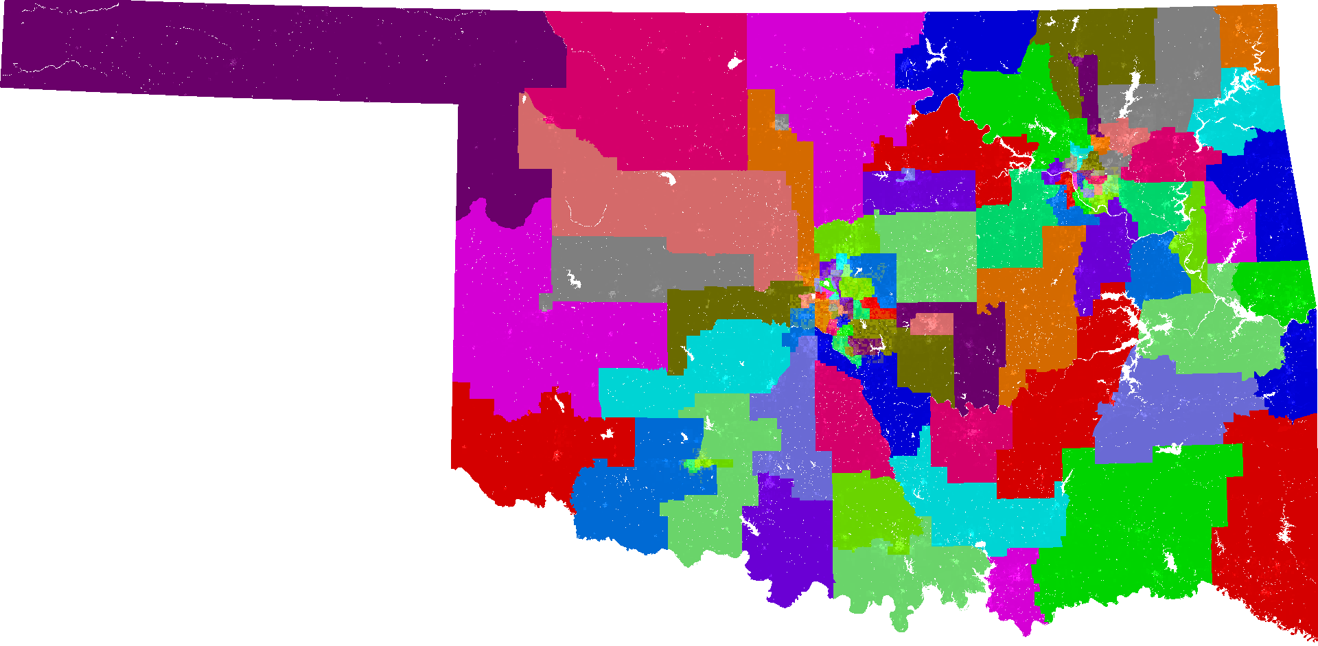 Oklahoma House Of Representatives Map Oklahoma House of Representatives Redistricting