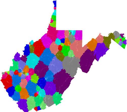 West Virginia House of Delegates congressional district map, current