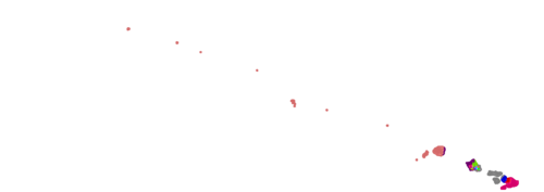 Hawaii Senate congressional district map, current